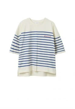 Mango Damen PSTNINE - T-Shirt Print - Blue -Mango Populaire Boutique cc0ddad4a20d431b8fbbdffa3525361d