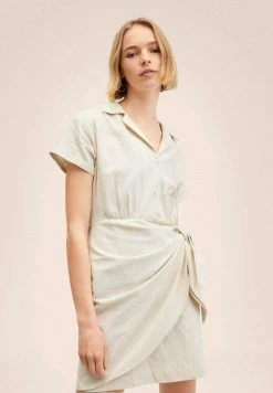 Mango NIEVE - Blusenkleid - Open Beige | Damen