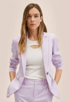 Mango Damen BOREAL - Stoffhose - Light Pastel Purple -Mango Populaire Boutique cd284457481c41e59f881e79522a09f4