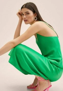 Mango MER - Freizeitkleid - Groen | Damen -Mango Populaire Boutique cdb740b6994f45b29592325ab472e143