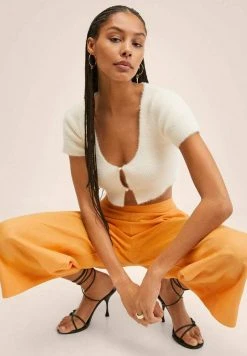 Mango Damen LOTE - Stoffhose - Orange -Mango Populaire Boutique cdf087697ec64d7aa26f76d5991257b1