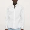 Mango SLIM FIT - Hemd - Weiß | Herren -Mango Populaire Boutique cdfb06c07b6e4c32a0210f1c94d5f5f4