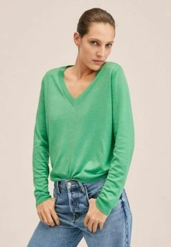 Mango LUCCAV - Strickpullover - Grön | Damen -Mango Populaire Boutique ce18d845accd4d51b59c177698575f68