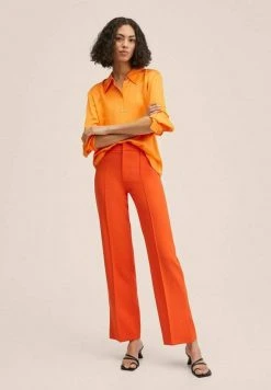 Mango Damen MACA - Stoffhose - Korallrot -Mango Populaire Boutique cead53723b024abca443f4fa1bdabac0