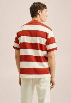 Mango RADIO - T-Shirt Print - Orange | Herren -Mango Populaire Boutique ceadd23b841846a09882d1cab1a08442