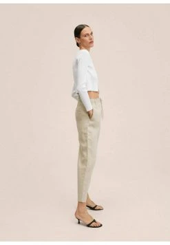 Mango Stoffhose - Light Pastel Grey | Damen -Mango Populaire Boutique cf7453175ed440a8803bae62d4ddbd18