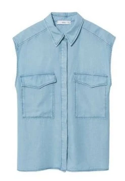Mango CLEMENT - Hemdbluse - Bleu Moyen | Damen 12 Mango CLEMENT - Hemdbluse - Bleu Moyen | Damen -Mango Populaire Boutique cfab8d0e676748d188788c1478a3aec1