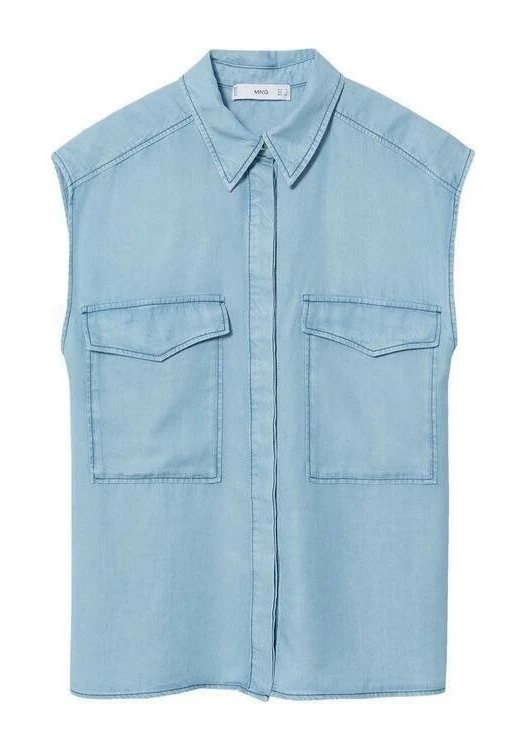 Mango CLEMENT - Hemdbluse - Bleu Moyen | Damen 7 Mango CLEMENT - Hemdbluse - Bleu Moyen | Damen – Bild 5