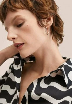 Mango Hemdbluse - Zwart | Damen -Mango Populaire Boutique cfad31a5516e44e689a79df8543846cc