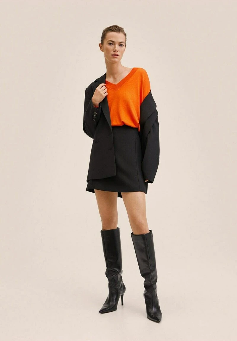 Mango Damen LOMBIA - Strickpullover - Dark Orange 4 Mango Damen LOMBIA - Strickpullover - Dark Orange – Bild 2