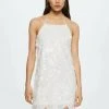 Mango BIANCA - Cocktailkleid/festliches Kleid - White | Damen -Mango Populaire Boutique cfbe765af9ea4e80be71bf2015fe7413
