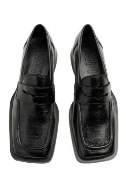 Mango Damen THICK - Slipper - Schwarz -Mango Populaire Boutique cfd5a15c04bb4dca95bb6ad731a980c7