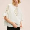 Mango BRADA - Bluse - Blanc Cassé | Damen -Mango Populaire Boutique d00ba378bd234f2da93bf6e391cbeea0
