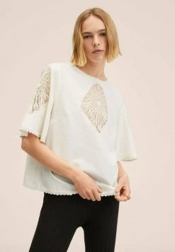 Mango BRADA - Bluse - Blanc Cassé | Damen