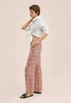 Mango PISA-L - Stoffhose - Red | Damen -Mango Populaire Boutique d02df4101e6d490e847271f6730d6df0