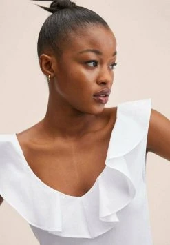 Mango Top - Wit | Damen 11 Mango Top - Wit | Damen -Mango Populaire Boutique d048fd7d21b04e01b668b5a80b71d6b4
