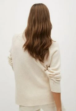 Mango Damen PUNTO OVERSIZE - Strickpullover - Crudo -Mango Populaire Boutique d05c826ad8f04f07b6fe9b577f721947