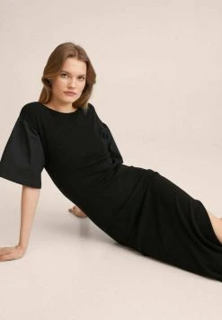 Mango Damen Etuikleid - Noir -Mango Populaire Boutique d09d59c604a546f2876f6e422d949d24