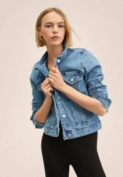 Mango VICKY - Jeansjacke - Mellemblå | Damen