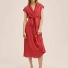 Mango MARTE2 - Freizeitkleid - Rood | Damen -Mango Populaire Boutique d227e467e9094b90b476f225150c059c
