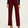 Mango Stoffhose - Mottled Dark Red | Damen 2 Mango Stoffhose - Mottled Dark Red | Damen -Mango Populaire Boutique d2634a2767dd49f7b788cc4d0a911289