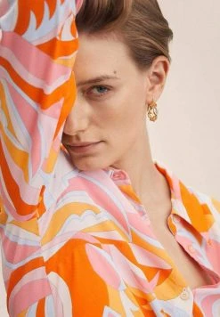 Mango PUC - Hemdbluse - Oranje | Damen -Mango Populaire Boutique d26e4f59562c4c99a05f5998c4b6cae1