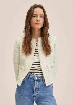 Mango Damen FLEKY - Leichte Jacke - Off White