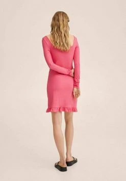 Mango Freizeitkleid - Roze | Damen -Mango Populaire Boutique d2a4d527f6f0444d882afba590bcf4d9