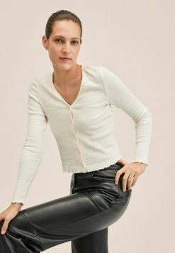 Mango TINO - Strickjacke - Ecru | Damen