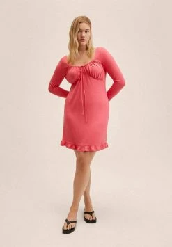 Mango Freizeitkleid - Roze | Damen -Mango Populaire Boutique d360cf33387f4252815a8f37e0a58669