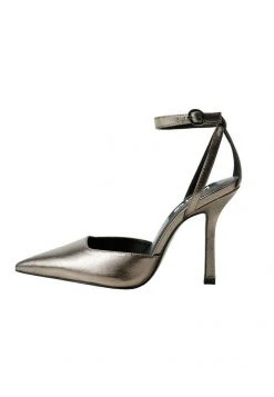 Mango SHINE - High Heel Sandalette - Dunkelsilber | Damen