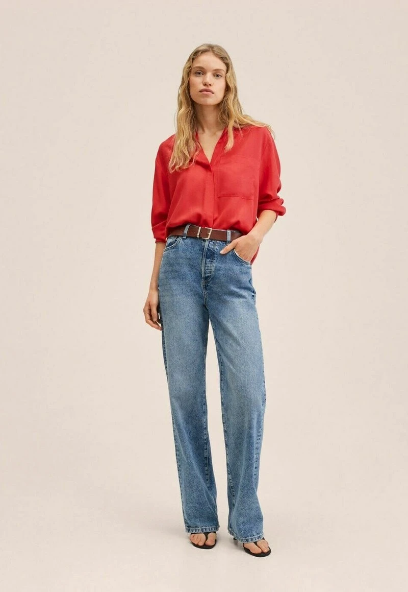 Mango LIMONE - Hemdbluse - Rood | Damen 5 Mango LIMONE - Hemdbluse - Rood | Damen – Bild 3