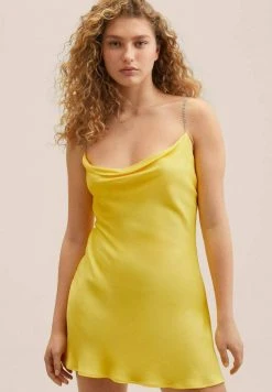 Mango BRIT - Cocktailkleid/festliches Kleid - Pastelgeel | Damen