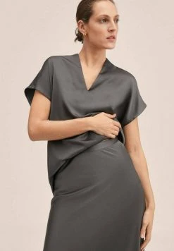 Mango CRISTAL-A - A-Linien-Rock - Grön | Damen -Mango Populaire Boutique d42b7b2631fd43e0a74fd0fd723f89c0