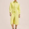Mango ANEKA - Jeanskleid - Limette | Damen 1 Mango ANEKA - Jeanskleid - Limette | Damen -Mango Populaire Boutique d44e0a5b9950448bb9f9fb719f17f727