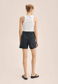 Mango ZAIDA - Jeans Shorts - Black Denim | Damen -Mango Populaire Boutique d4804e7110064d058f64f2e49cb89f2c