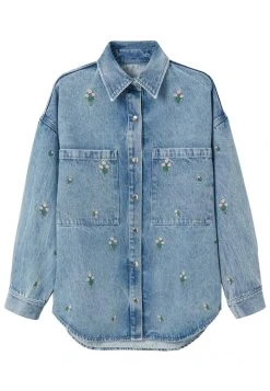 Mango DAISY - Hemdbluse - Medium Blue | Damen -Mango Populaire Boutique d4afafaf65cb44549ba7f71452309d51