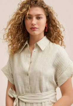 Mango PAMPA - Blusenkleid - Ecru | Damen -Mango Populaire Boutique d569182c8b3344f0a945e9df298b8f47