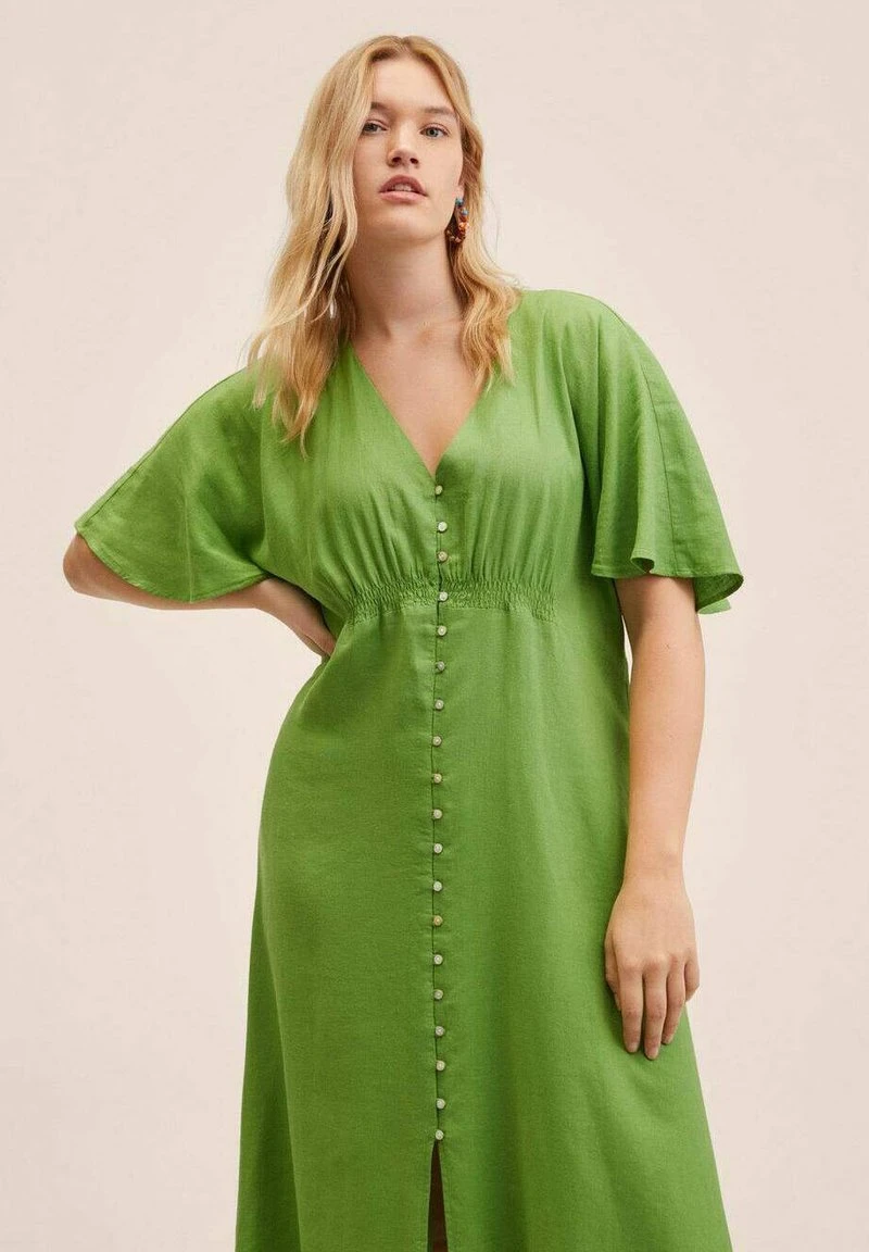 Mango Maxikleid - Green | Damen 5 Mango Maxikleid - Green | Damen – Bild 3