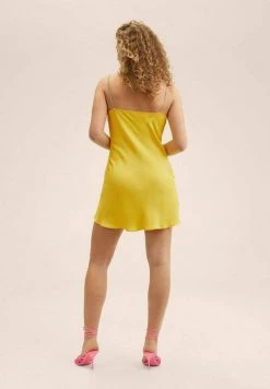 Mango BRIT - Cocktailkleid/festliches Kleid - Pastelgeel | Damen -Mango Populaire Boutique d5b0a4cb9b0b49ee82c233ec038784d2