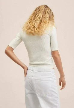 Mango LILITA - T-Shirt Basic - Off White | Damen -Mango Populaire Boutique d5bc200add284926b5f97cc75d03b1b0