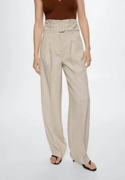 Mango Damen TULIPA - Stoffhose - Beige
