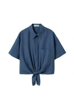 Mango MOGAMBO-H - Hemdbluse - Tintenblau | Damen -Mango Populaire Boutique d5ed5635695e4db0b6204c7d97cdd16f