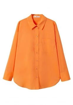 Mango Damen REGU - Hemdbluse - Orange -Mango Populaire Boutique d6c7d3d98d0f4d95b6b675c22ac47aaf