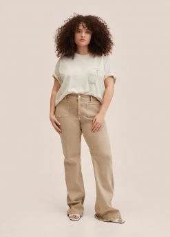 Mango VIGO - T-Shirt Basic - Licht Pastelgrijs | Damen -Mango Populaire Boutique d71d35381df547e58e743dd45db22bf7