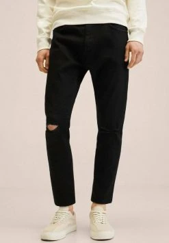 Mango TOMAS - Jeans Slim Fit - Black | Herren