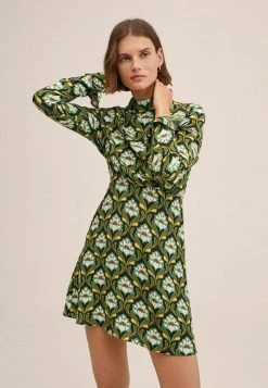 Mango Damen PETY - Jerseykleid - Groen