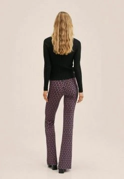 Mango Damen CINTA - Stoffhose - Lila -Mango Populaire Boutique d7e02b3b6c9e4bfda472ef8c711b318a