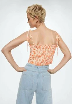 Mango CUQUI - Top - Orange | Damen -Mango Populaire Boutique d816bfd46a6a4dce9ed2b432d9301b21