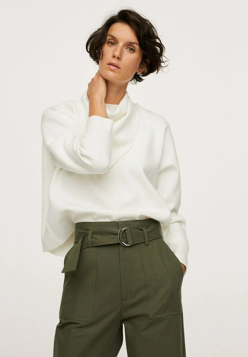 Mango Stoffhose - Kaki | Damen 6 Mango Stoffhose - Kaki | Damen – Bild 4